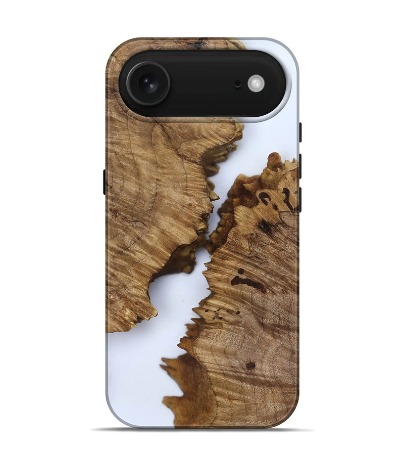 iPhone 17 Air Wood Live Edge Phone Case - Janessa (Clear, 818240)