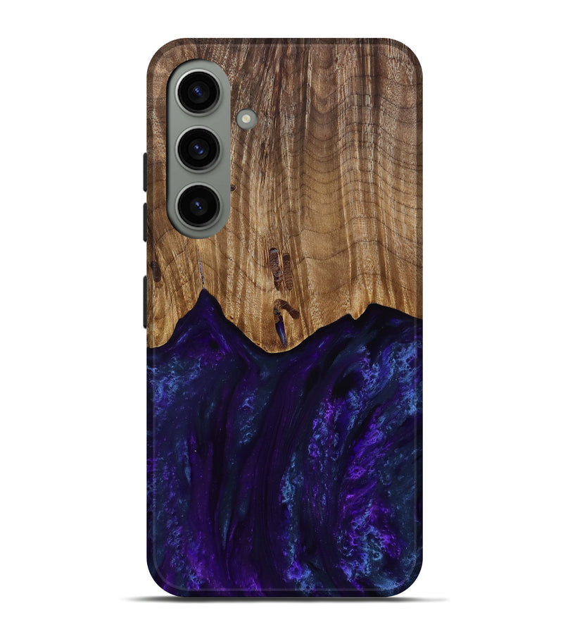 Galaxy S24 Plus Wood Live Edge Phone Case - Roscoe (Purple, 818241)