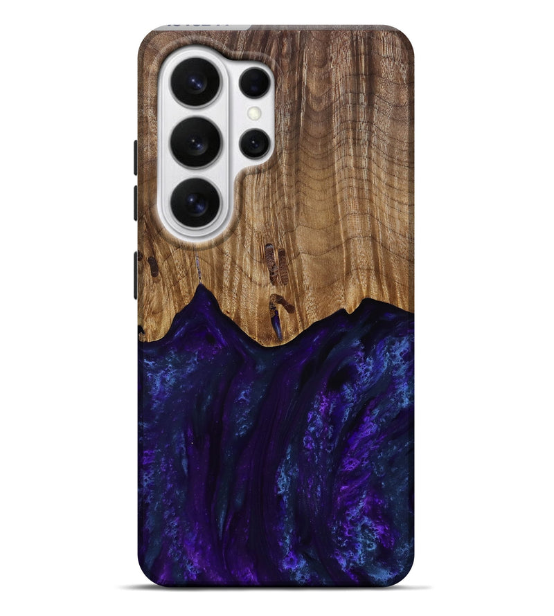 Galaxy S26 Ultra Wood Live Edge Phone Case - Roscoe (Purple, 818241)