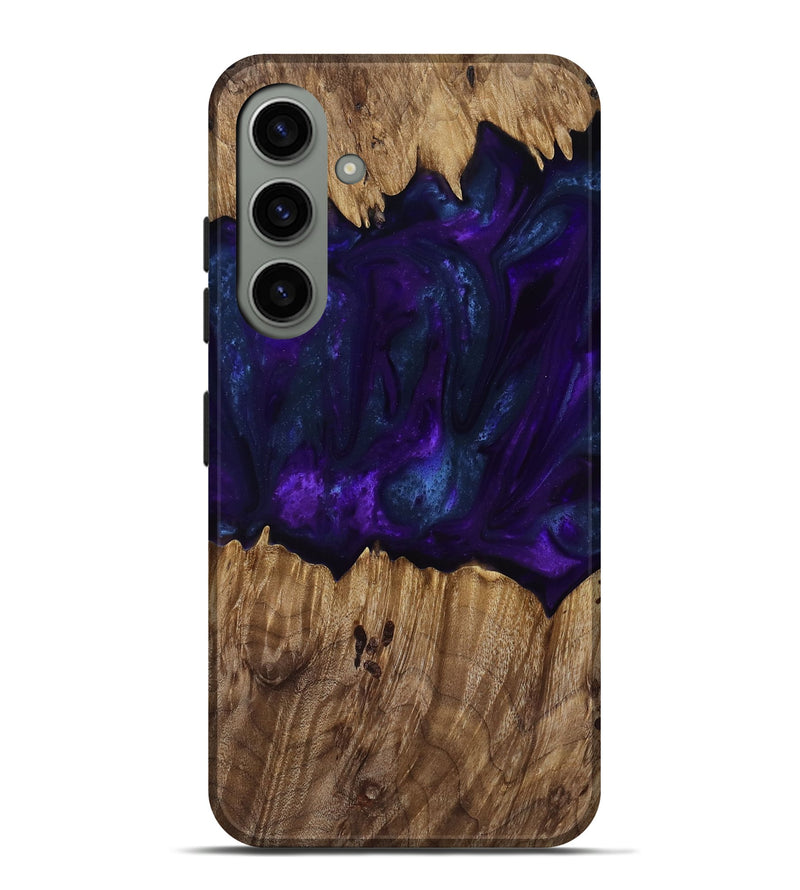 Galaxy S24 Plus Wood Live Edge Phone Case - Angus (Purple, 818242)