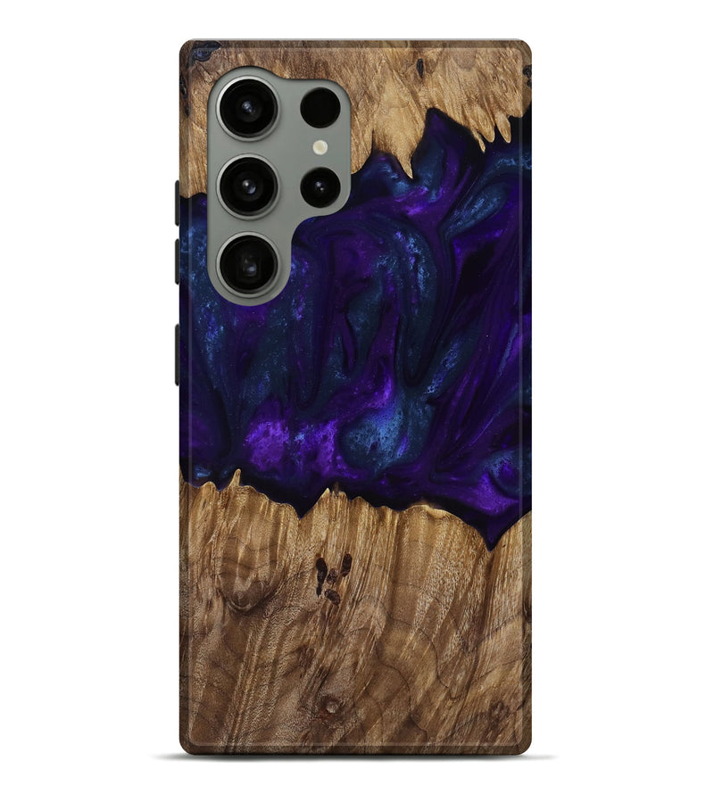Galaxy S24 Ultra Wood Live Edge Phone Case - Angus (Purple, 818242)