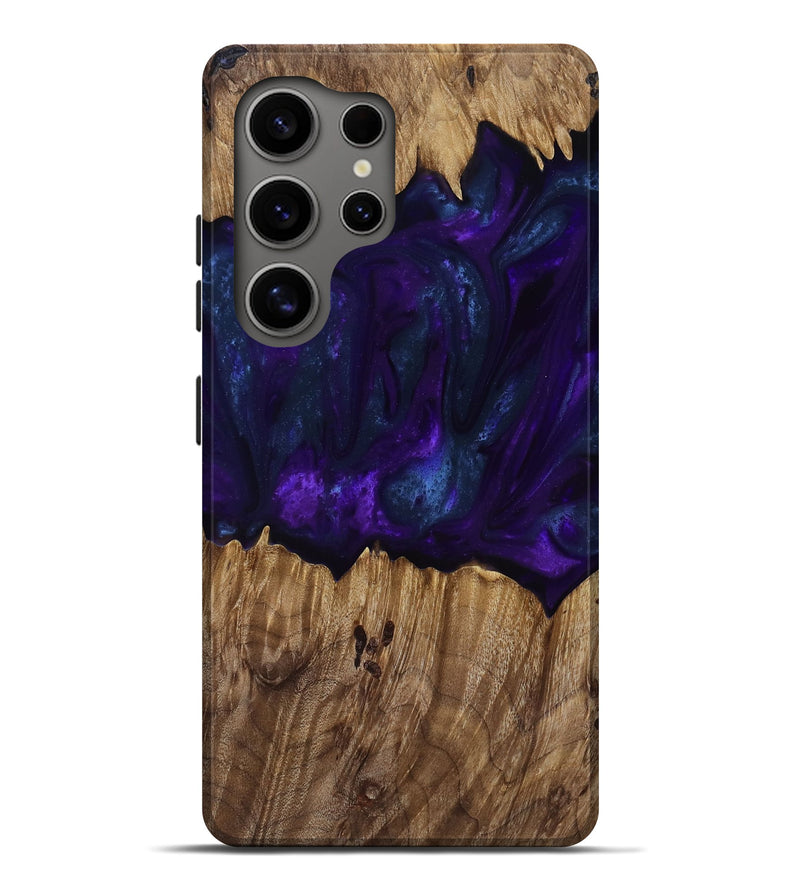 Galaxy S25 Ultra Wood Live Edge Phone Case - Angus (Purple, 818242)
