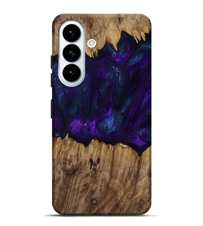 Galaxy S26 Plus Wood Live Edge Phone Case - Angus (Purple, 818242)