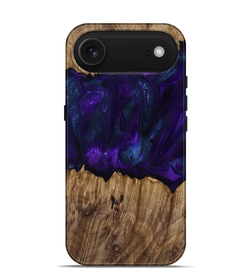 iPhone 17 Air Wood Live Edge Phone Case - Angus (Purple, 818242)
