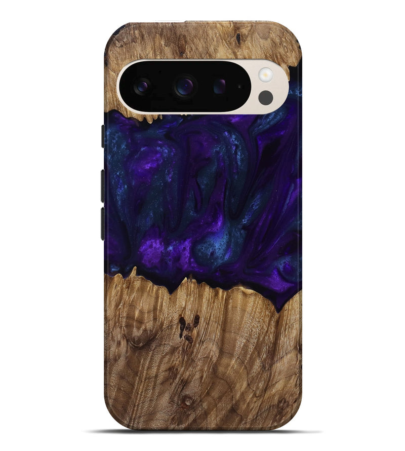 Pixel 10 Pro XL Wood Live Edge Phone Case - Angus (Purple, 818242)