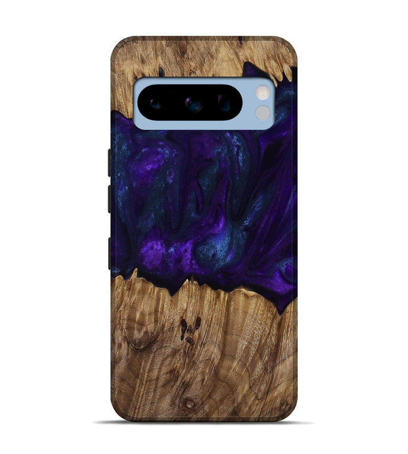 Pixel 8 Pro Wood Live Edge Phone Case - Angus (Purple, 818242)