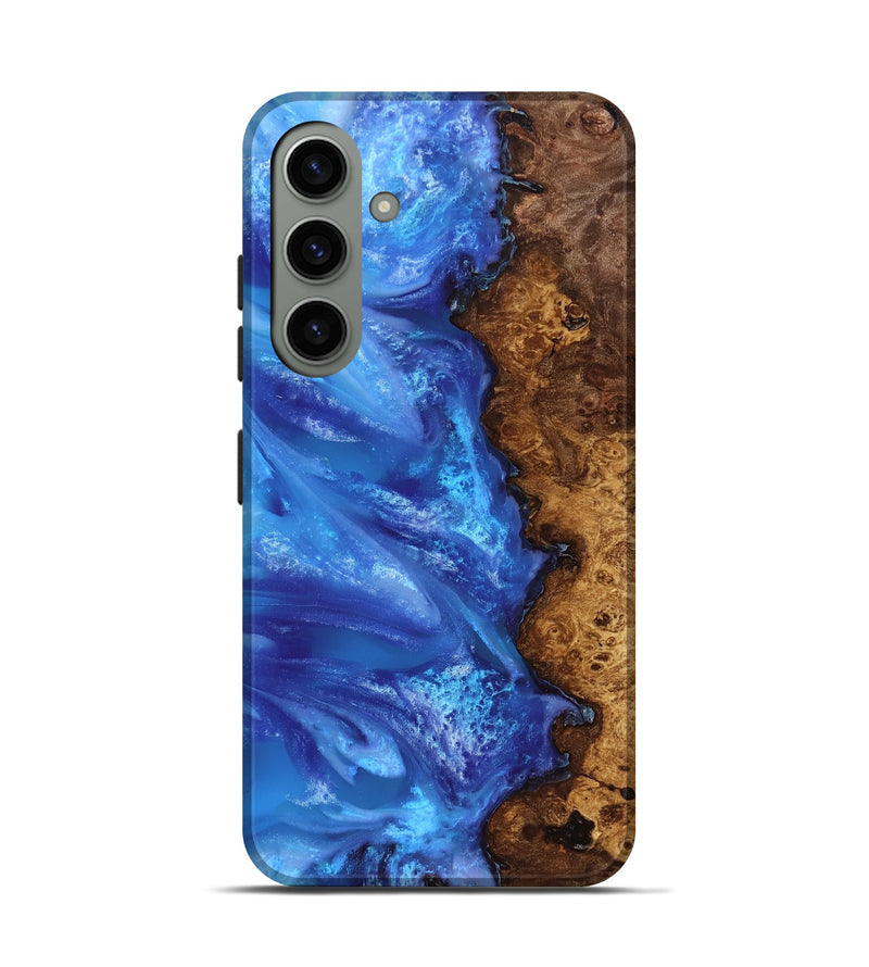 Galaxy S24 Wood Live Edge Phone Case - Dani (Blue, 818243)