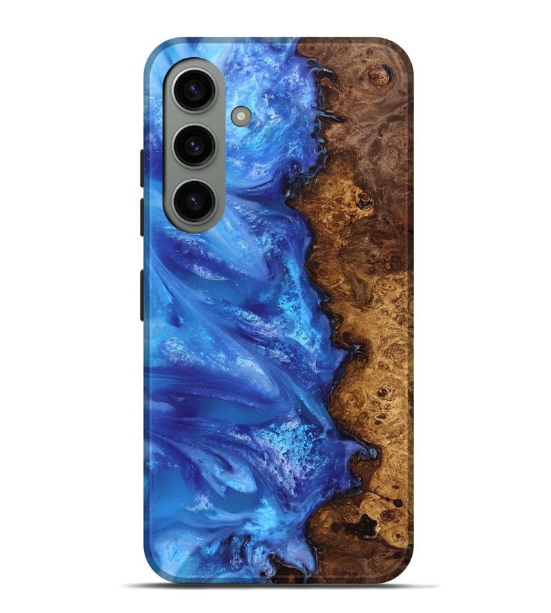 Galaxy S24 Plus Wood Live Edge Phone Case - Dani (Blue, 818243)