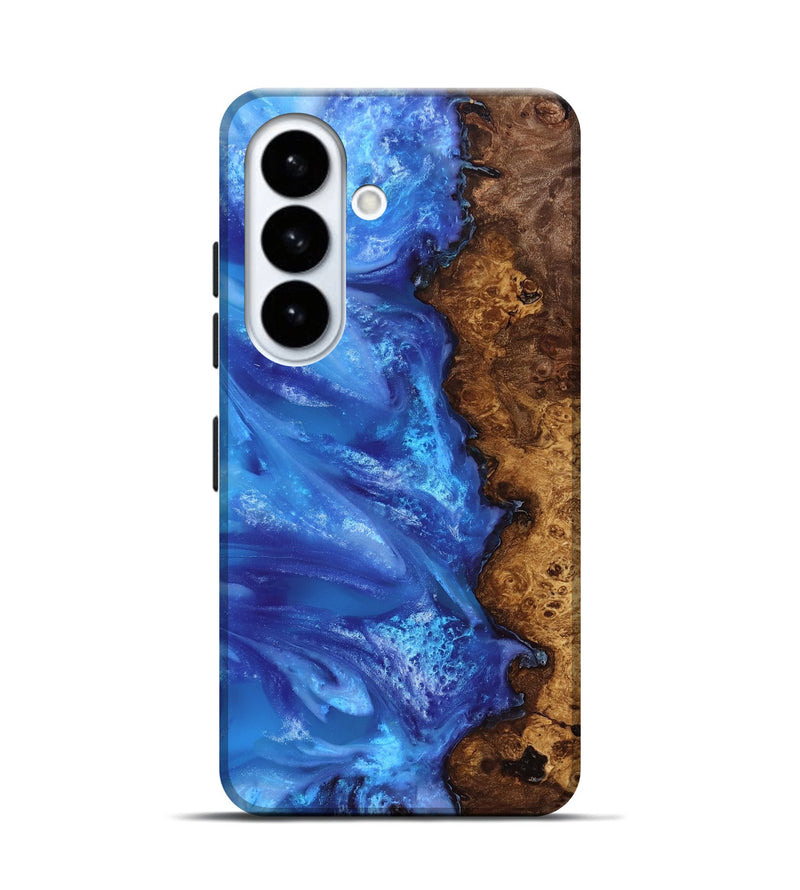 Galaxy S26 Wood Live Edge Phone Case - Dani (Blue, 818243)