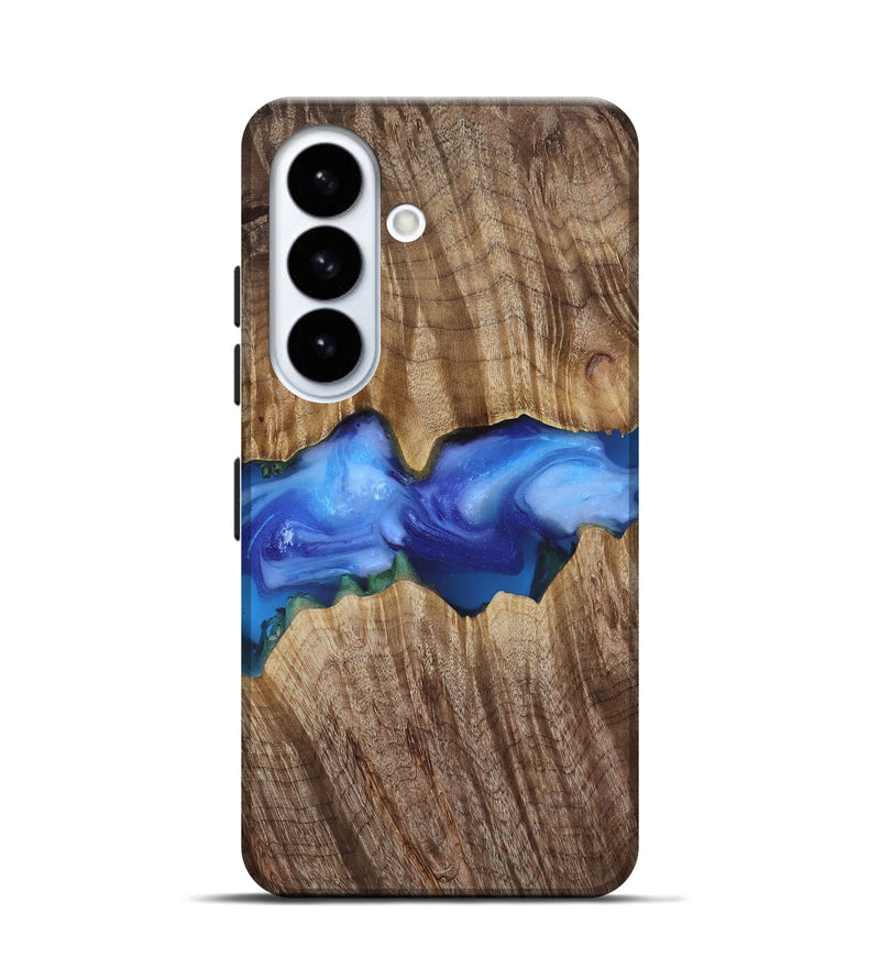 Galaxy S26 Wood Live Edge Phone Case - Ole (Blue, 818244)