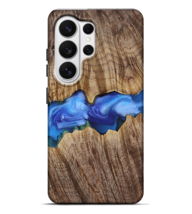 Galaxy S26 Ultra Wood Live Edge Phone Case - Ole (Blue, 818244)
