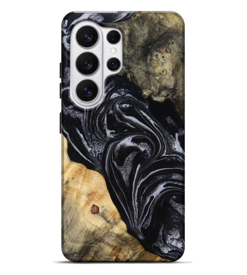 Galaxy S26 Ultra Wood Live Edge Phone Case - Claude (Black & White, 818247)