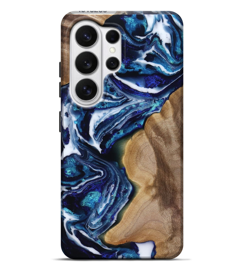 Galaxy S26 Ultra Wood Live Edge Phone Case - Rupert (Blue, 818250)