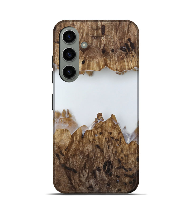 Galaxy S24 Wood Live Edge Phone Case - Adam (Clear, 818252)
