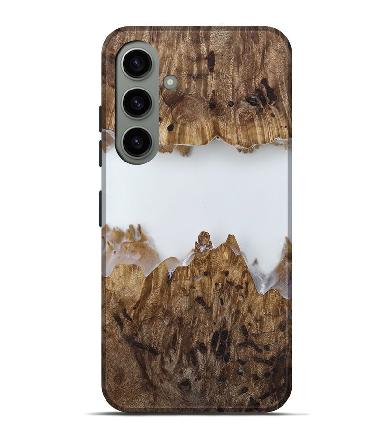Galaxy S24 Plus Wood Live Edge Phone Case - Adam (Clear, 818252)