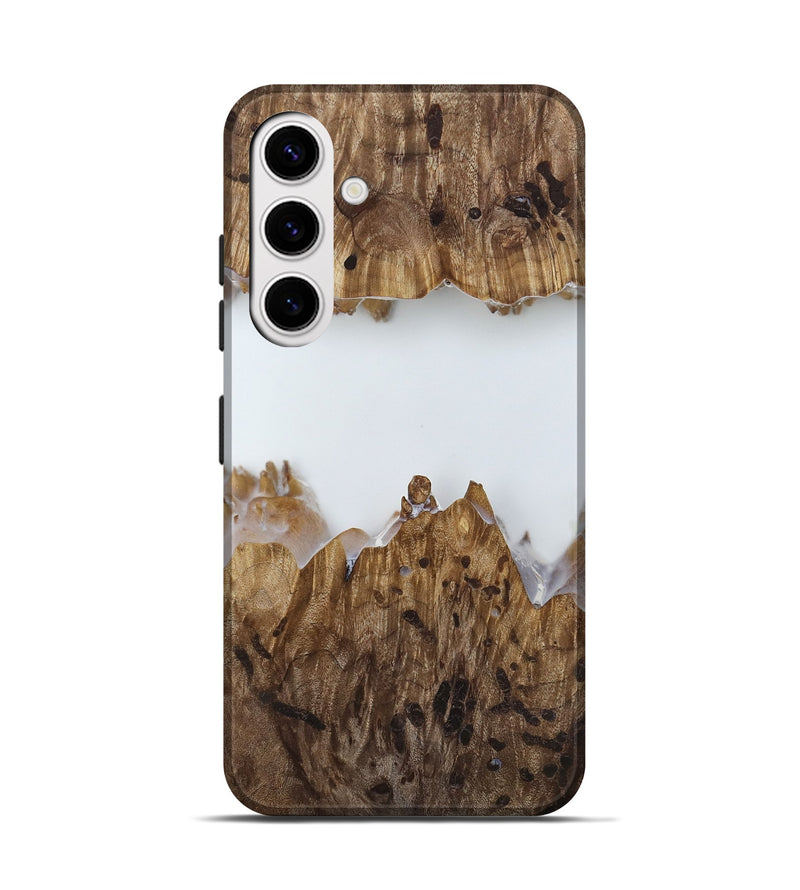 Galaxy S25 Wood Live Edge Phone Case - Adam (Clear, 818252)