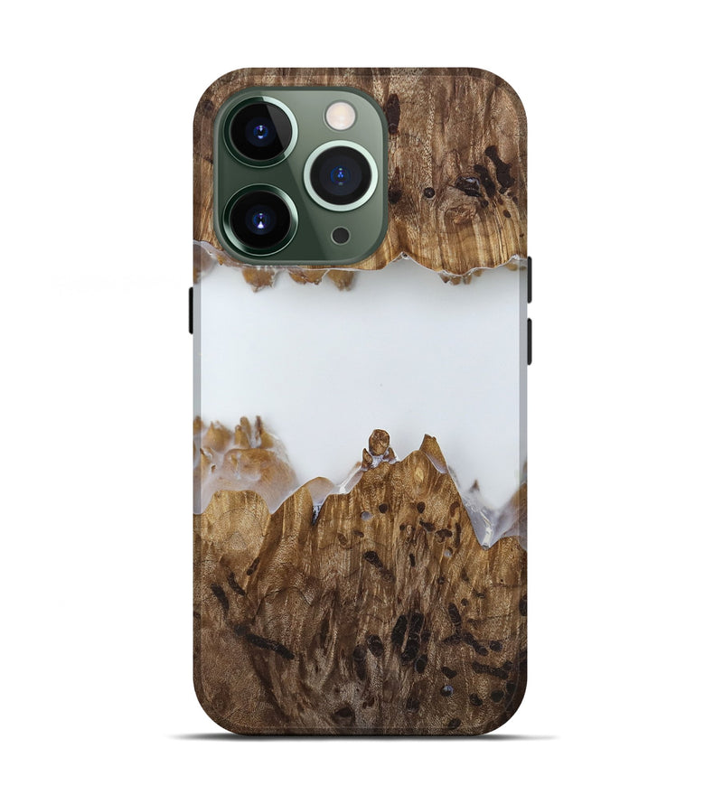 iPhone 13 Pro Wood Live Edge Phone Case - Adam (Clear, 818252)