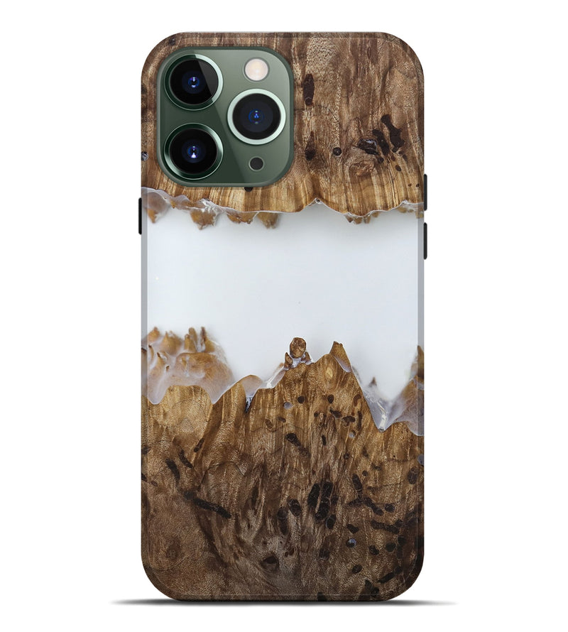 iPhone 13 Pro Max Wood Live Edge Phone Case - Adam (Clear, 818252)