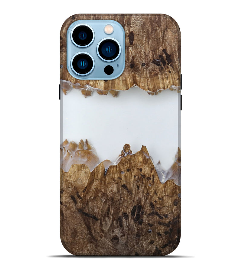 iPhone 14 Pro Max Wood Live Edge Phone Case - Adam (Clear, 818252)