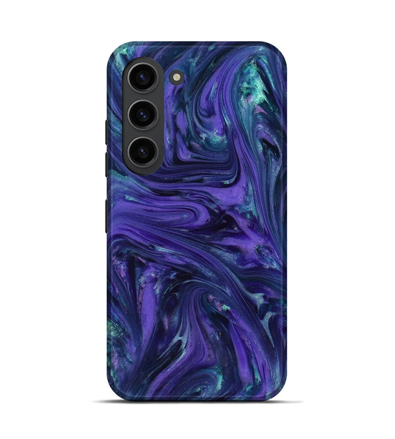 Galaxy S23 ResinArt Live Edge Phone Case - Nick (Purple, 818254)