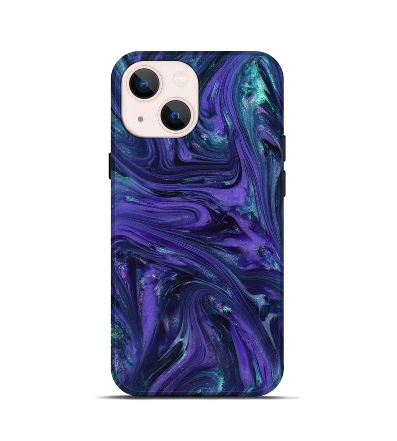 iPhone 13 mini ResinArt Live Edge Phone Case - Nick (Purple, 818254)