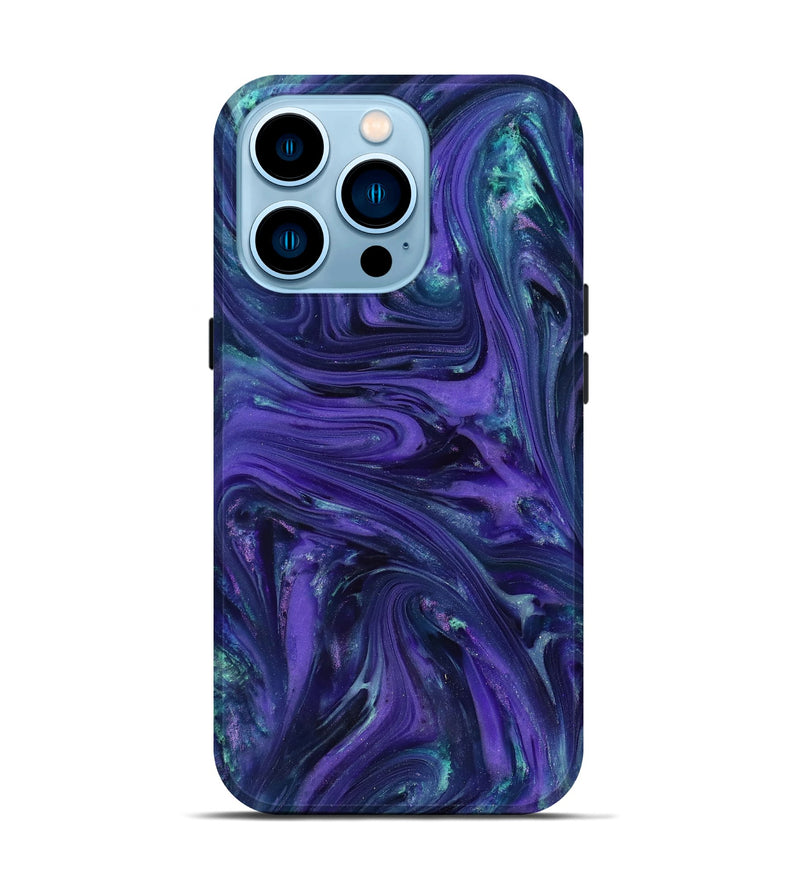 iPhone 14 Pro ResinArt Live Edge Phone Case - Nick (Purple, 818254)