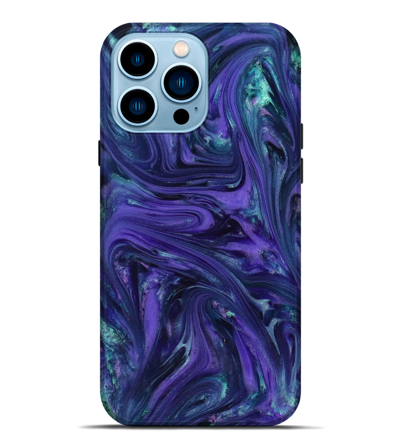 iPhone 14 Pro Max ResinArt Live Edge Phone Case - Nick (Purple, 818254)