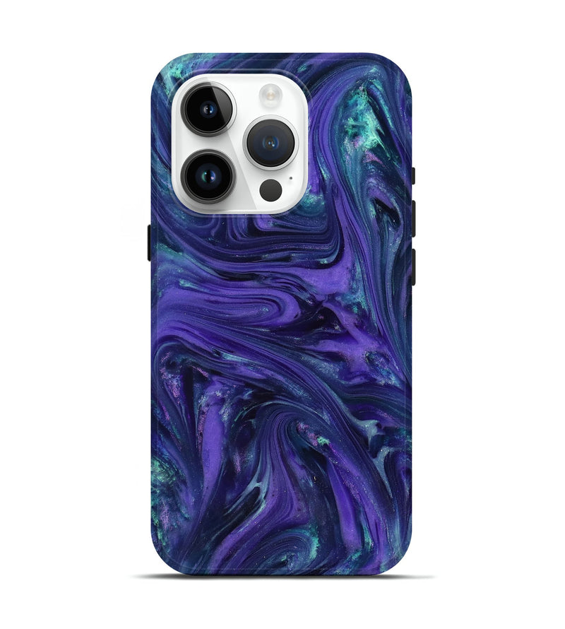 iPhone 15 Pro ResinArt Live Edge Phone Case - Nick (Purple, 818254)