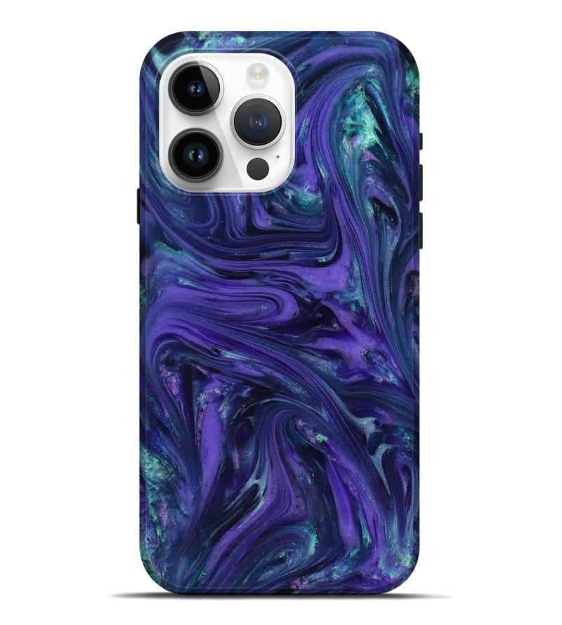 iPhone 15 Pro Max ResinArt Live Edge Phone Case - Nick (Purple, 818254)