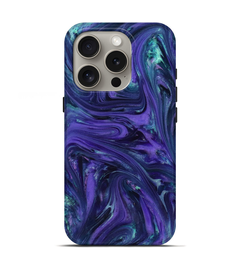 iPhone 16 Pro ResinArt Live Edge Phone Case - Nick (Purple, 818254)