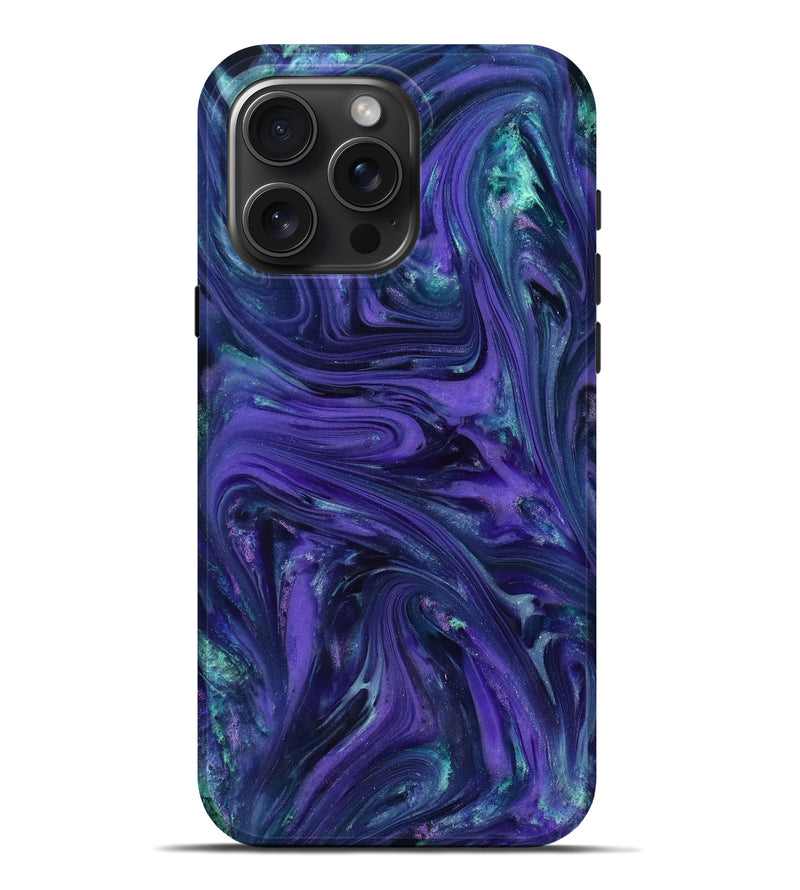 iPhone 16 Pro Max ResinArt Live Edge Phone Case - Nick (Purple, 818254)