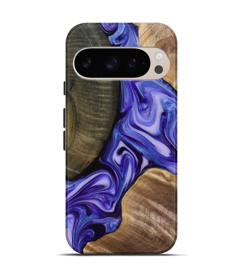 Pixel 10 Wood Live Edge Phone Case - Mike (Purple, 818256)