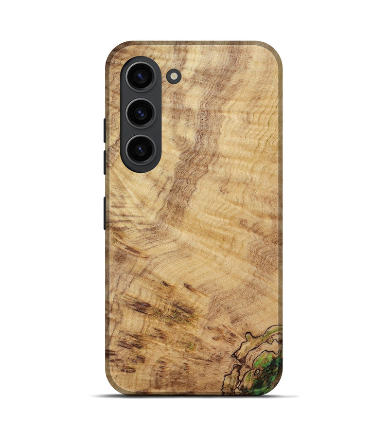 Galaxy S23 Wood Live Edge Phone Case - Wells (Wood Burl, 818257)