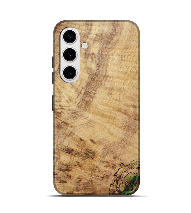 Galaxy S25 Wood Live Edge Phone Case - Wells (Wood Burl, 818257)