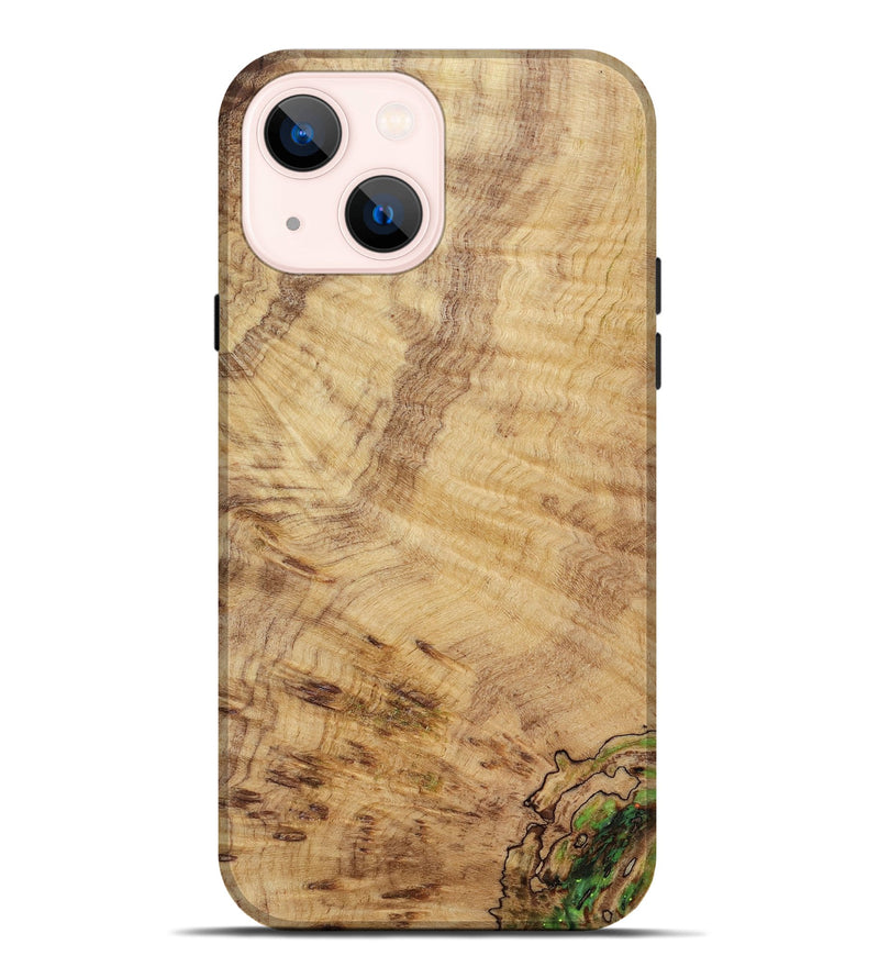 iPhone 14 Plus Wood Live Edge Phone Case - Wells (Wood Burl, 818257)