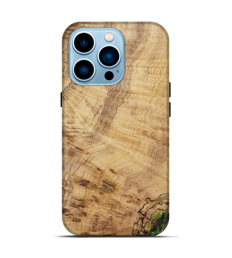 iPhone 14 Pro Wood Live Edge Phone Case - Wells (Wood Burl, 818257)