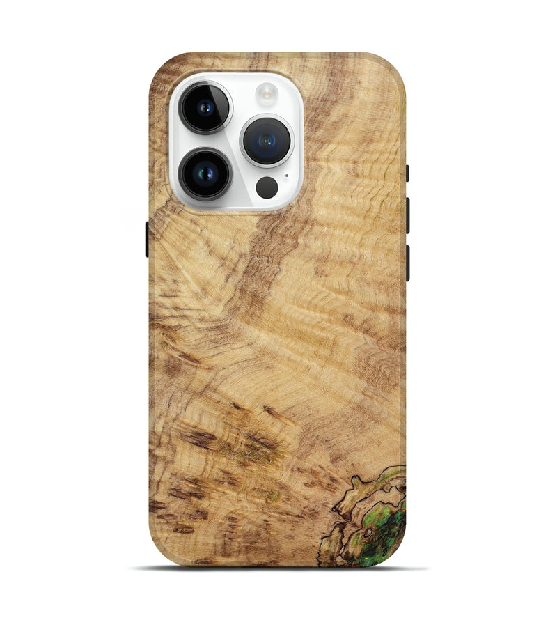 iPhone 15 Pro Wood Live Edge Phone Case - Wells (Wood Burl, 818257)