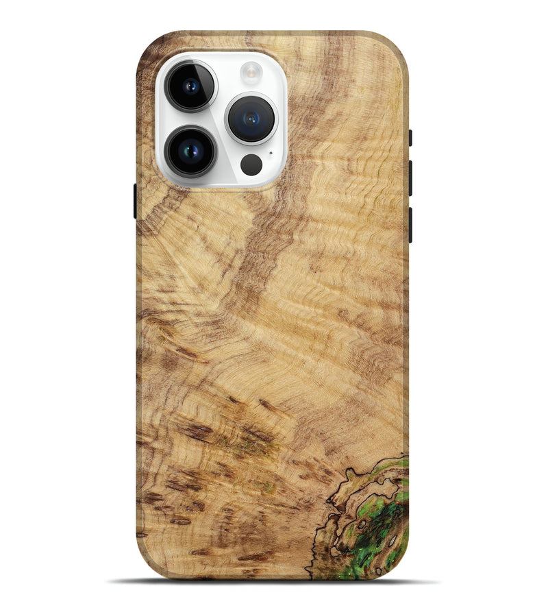 iPhone 15 Pro Max Wood Live Edge Phone Case - Wells (Wood Burl, 818257)