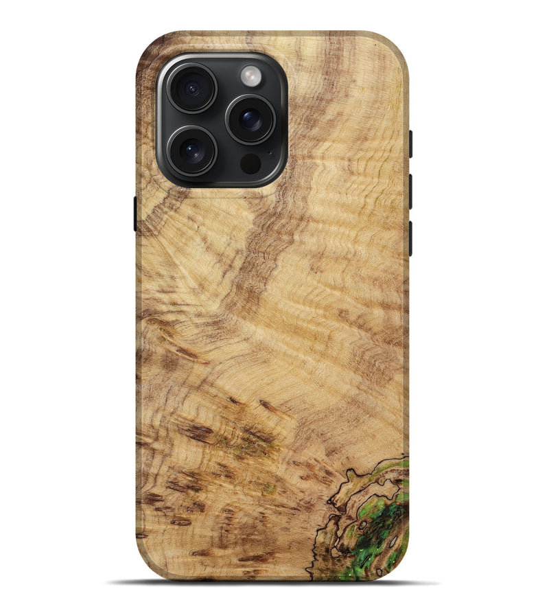 iPhone 16 Pro Max Wood Live Edge Phone Case - Wells (Wood Burl, 818257)