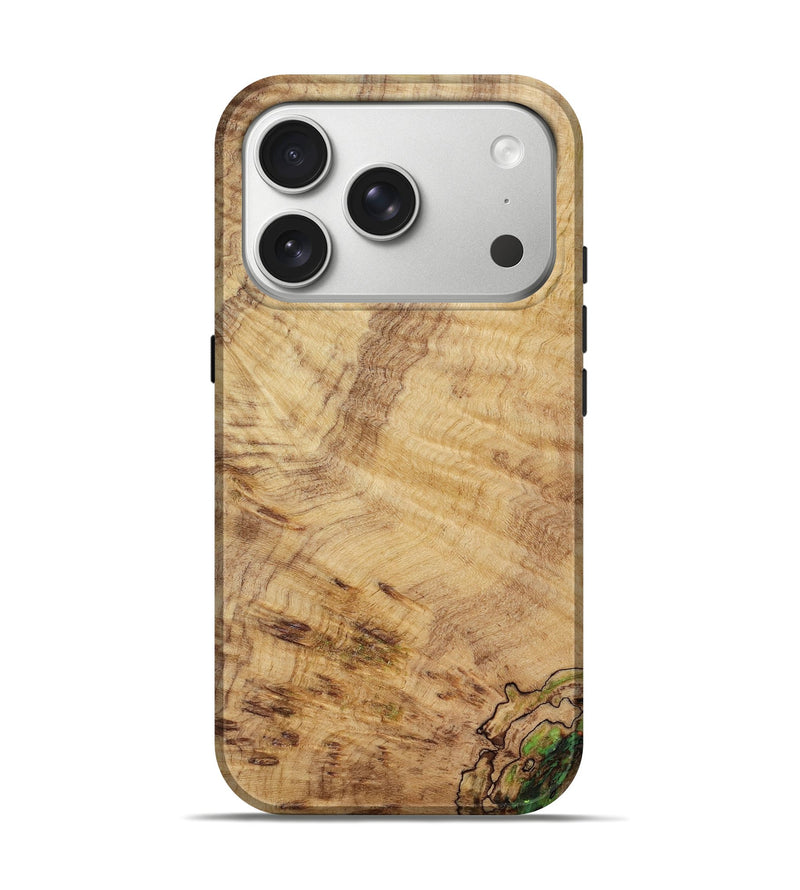 iPhone 17 Pro Wood Live Edge Phone Case - Wells (Wood Burl, 818257)