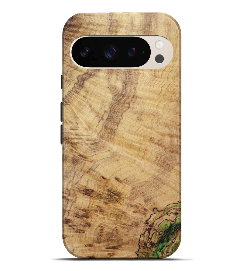 Pixel 10 Pro XL Wood Live Edge Phone Case - Wells (Wood Burl, 818257)