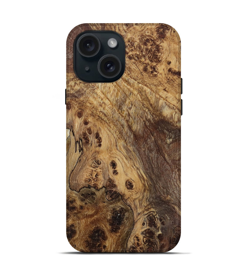 iPhone 15 Wood Live Edge Phone Case - Seymour (Wood Burl, 818258)
