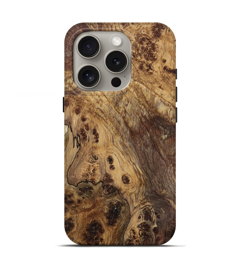 iPhone 16 Pro Wood Live Edge Phone Case - Seymour (Wood Burl, 818258)