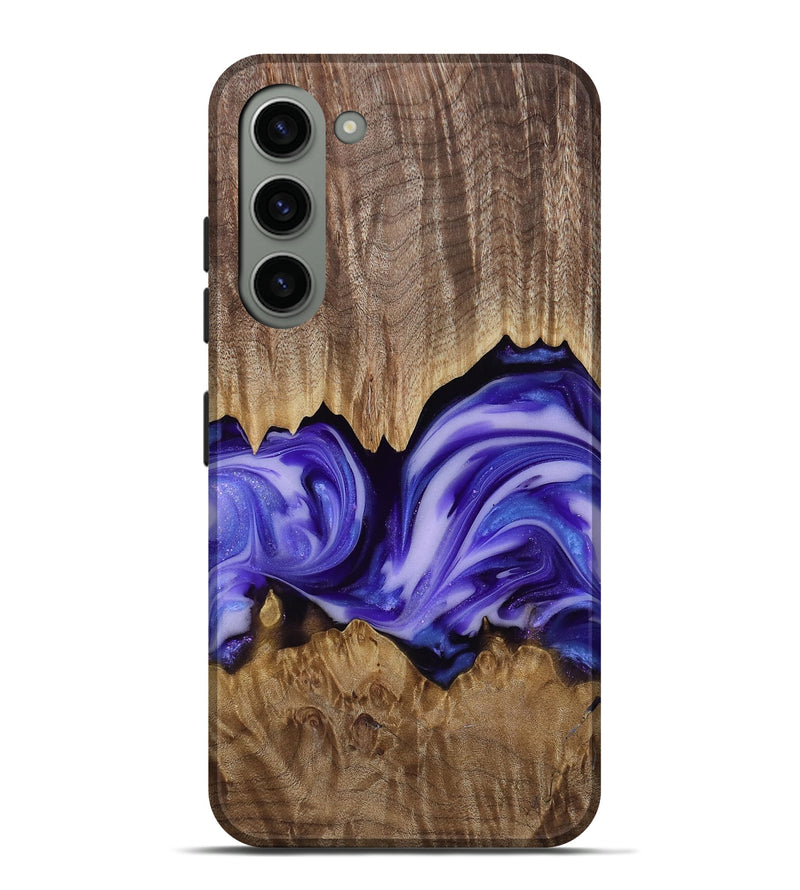 Galaxy S23 Plus Wood Live Edge Phone Case - Willa (Purple, 818260)