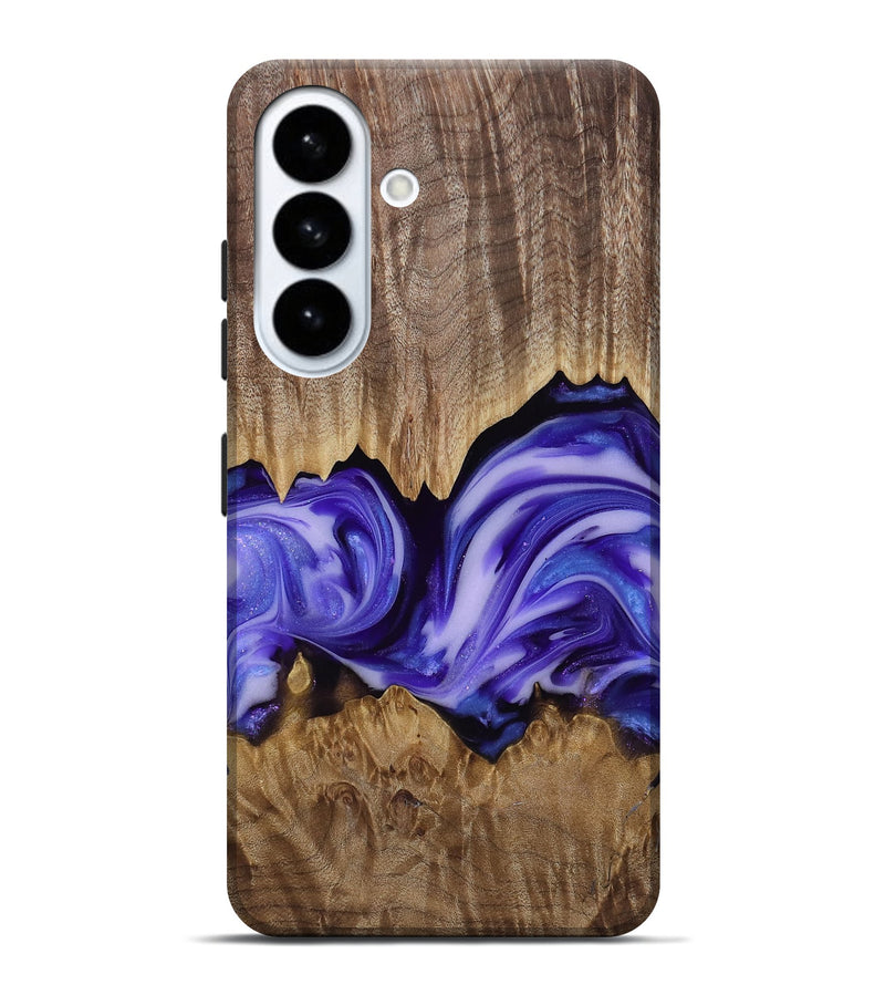 Galaxy S26 Plus Wood Live Edge Phone Case - Willa (Purple, 818260)