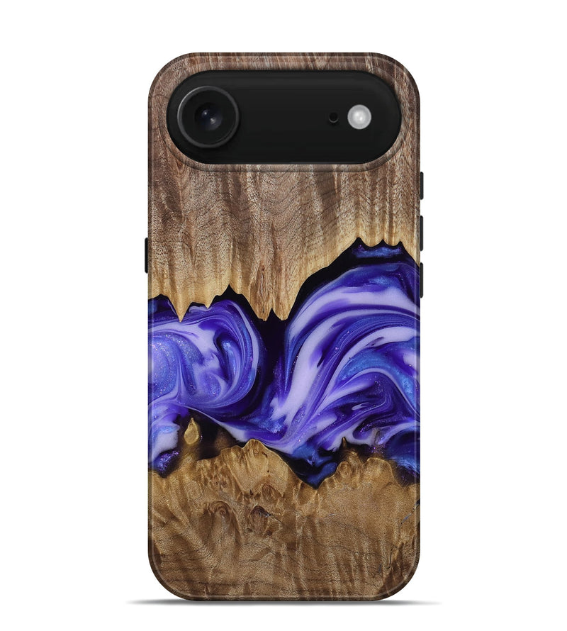 iPhone 17 Air Wood Live Edge Phone Case - Willa (Purple, 818260)