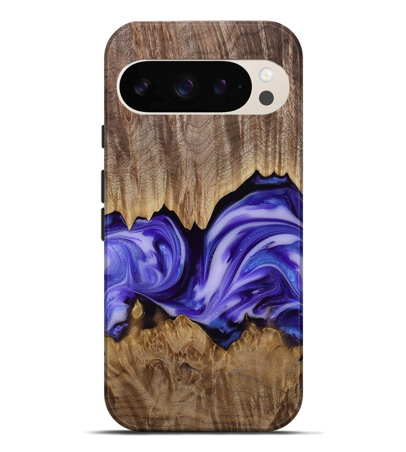Pixel 10 Pro XL Wood Live Edge Phone Case - Willa (Purple, 818260)