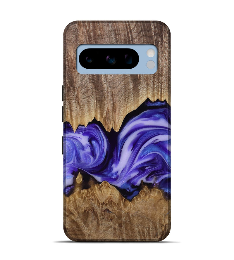 Pixel 8 Pro Wood Live Edge Phone Case - Willa (Purple, 818260)