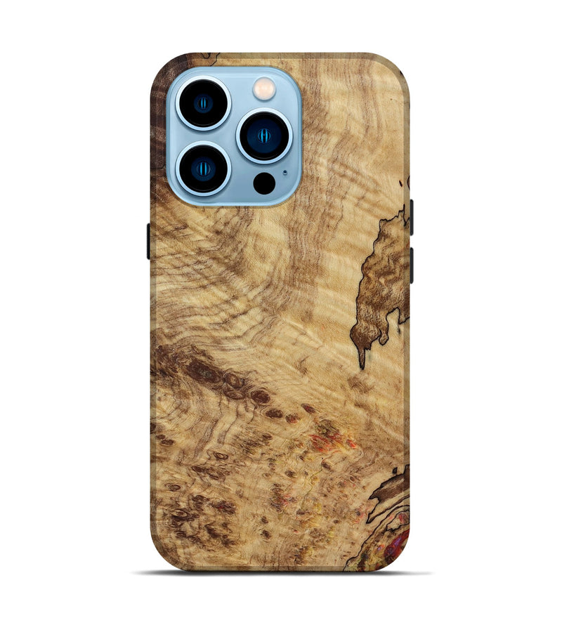 iPhone 14 Pro Wood Live Edge Phone Case - Jeffry (Wood Burl, 818263)