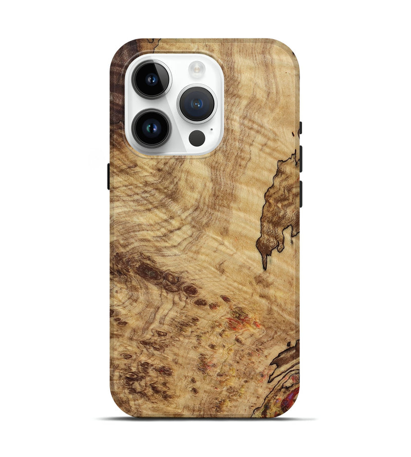 iPhone 15 Pro Wood Live Edge Phone Case - Jeffry (Wood Burl, 818263)